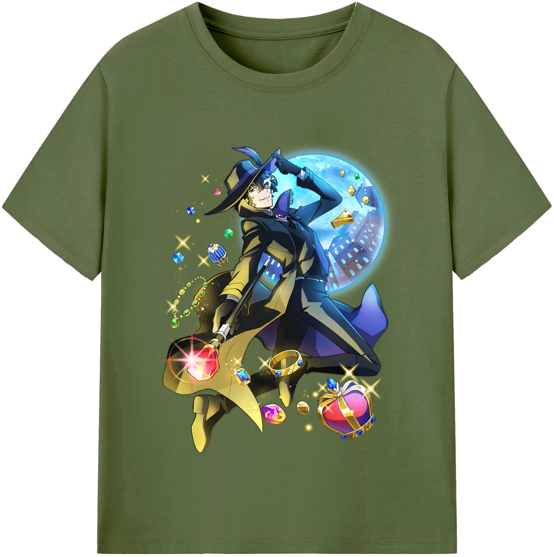 （画像用） 文豪ストレイドッグス Bungo Stray Dogs 綿100％半袖Tシャツ（フロントプリント）